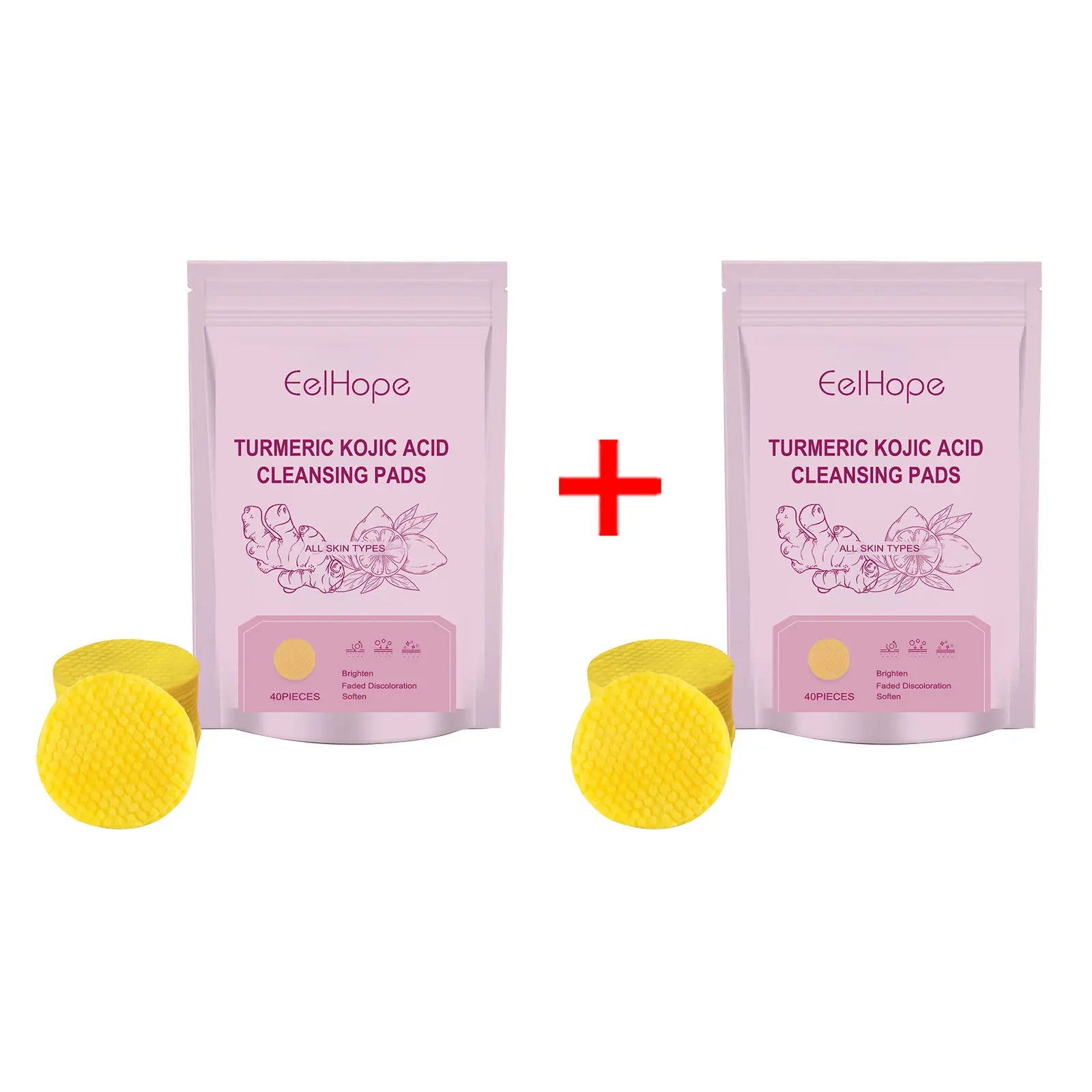 Turmeric Kojic Acid Cleansing Exfoliating Pads – Brighten Skin Exfoliating Cleansing Pads Oasis Select 80pieces in bags
