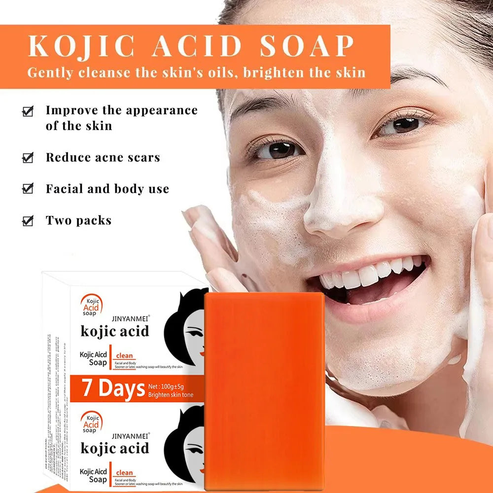 SADOER Kojic Acid Brightening Soap – Deep Cleanse & Hydrate