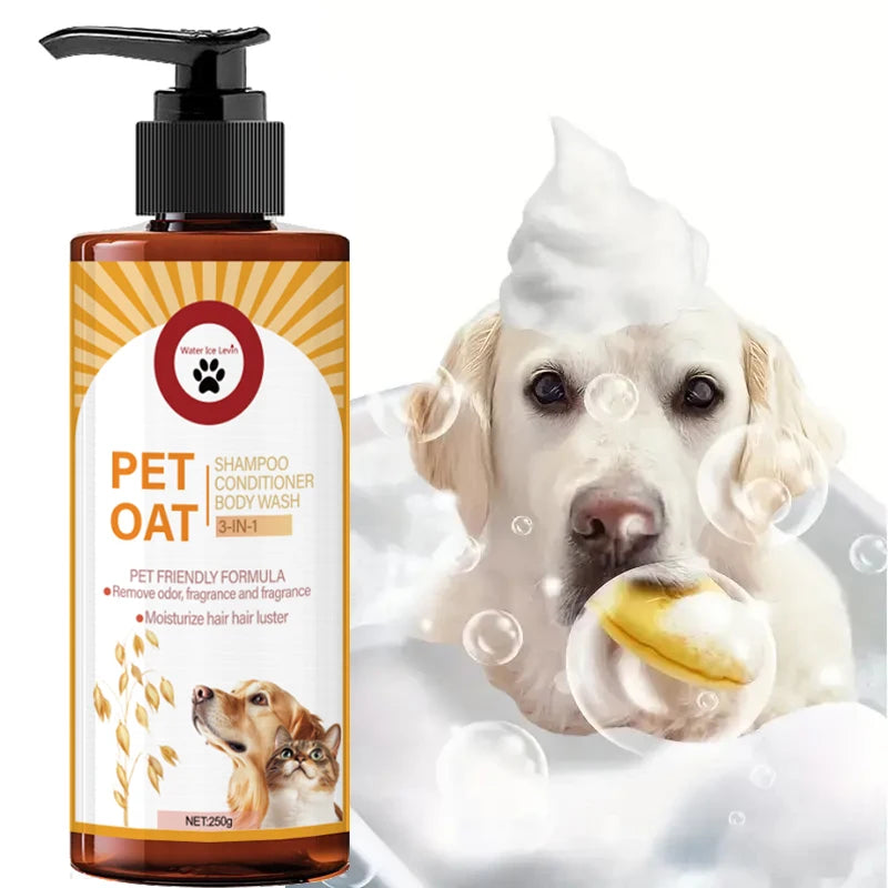 Pet Shampoo; Cleans Hair, Removes Odors, Makes Hair Soft and Not Dull, Has a Long-Lasting Fragrance, Is Specifically Designed for Pets, Suitable for Bathing Dogs and Cats Oasis Select