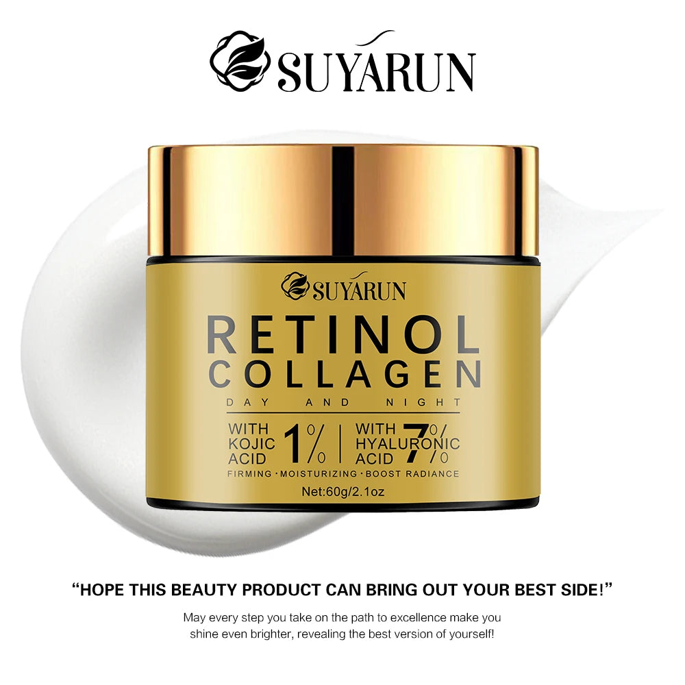 Retinol day and night moisturizer with kojic acid and hyaluronic acid ingredients for firming skin care Oasis Select