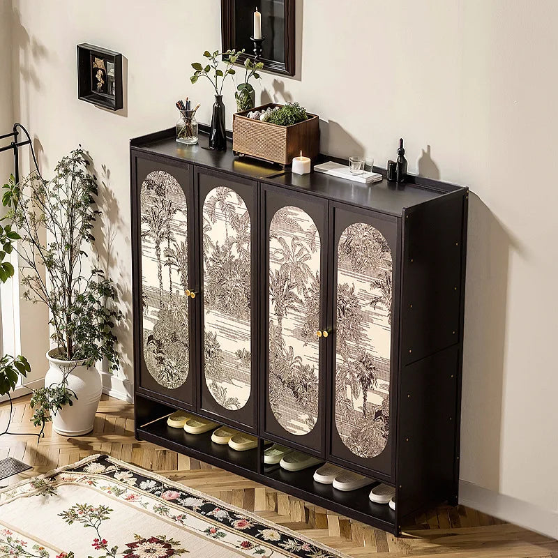 Shoe cabinet, multi-layer indoor corridor outside the door of the home, simple storage cabinet, dustproof, new storage cabinet Oasis Select