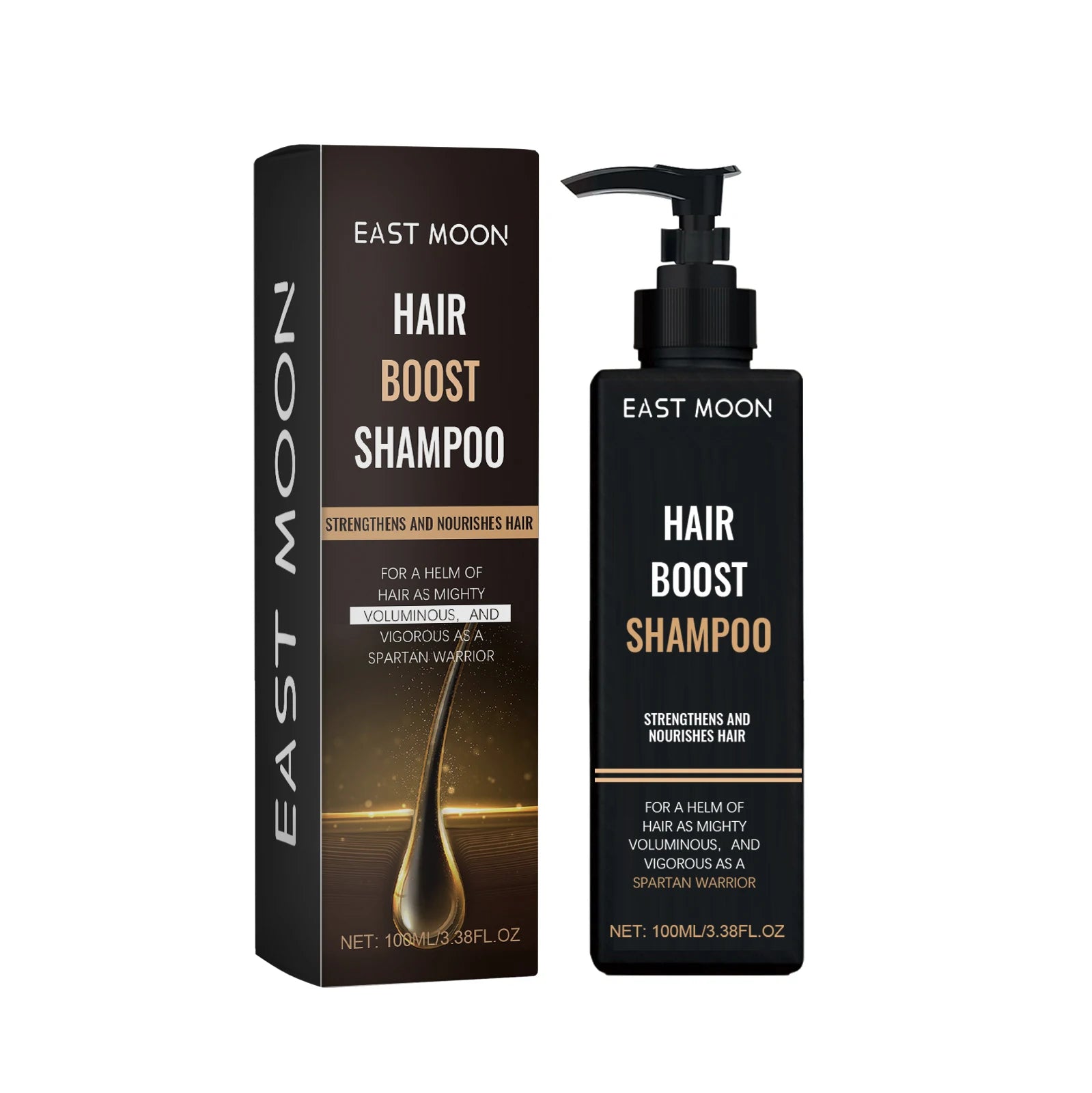 East Moon Hair Thickening Shampoo – Root Activator & Regrowth Hair Regrowth Shampoo Oasis Select 100ml boxed