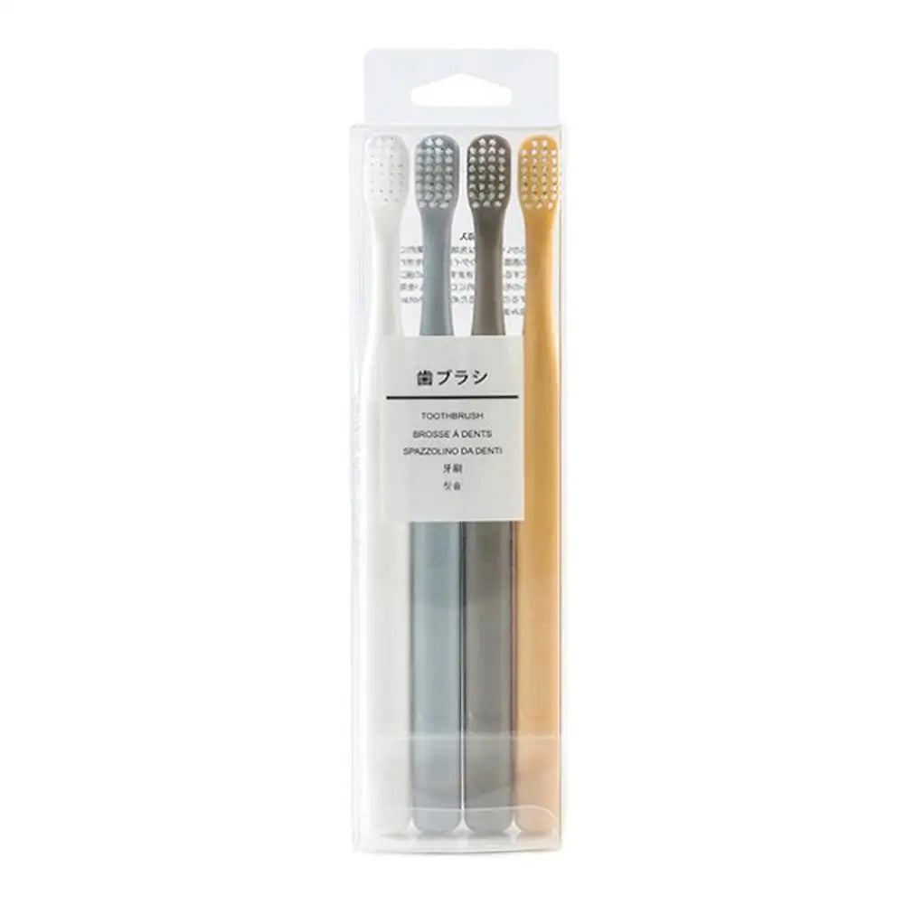 4PCS Toothbrush for Soft Protection of Teeth Health, Deep Cleaning of Tiny Gaps Between Teeth, Travel and Home Wear Oasis Select 4pcs mix