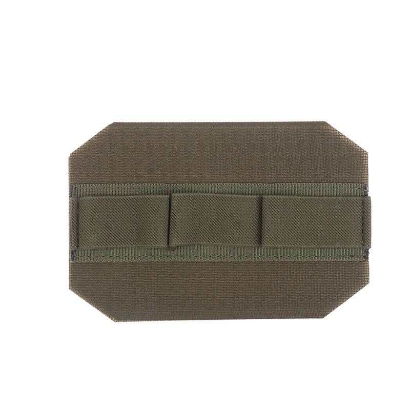 Portable Bag Insert Elastic Holder Elastic Loop Panel Hook And Loop Organizers Pouch Insert Attachment With Hook Fastener Oasis Select 3 holes Army green