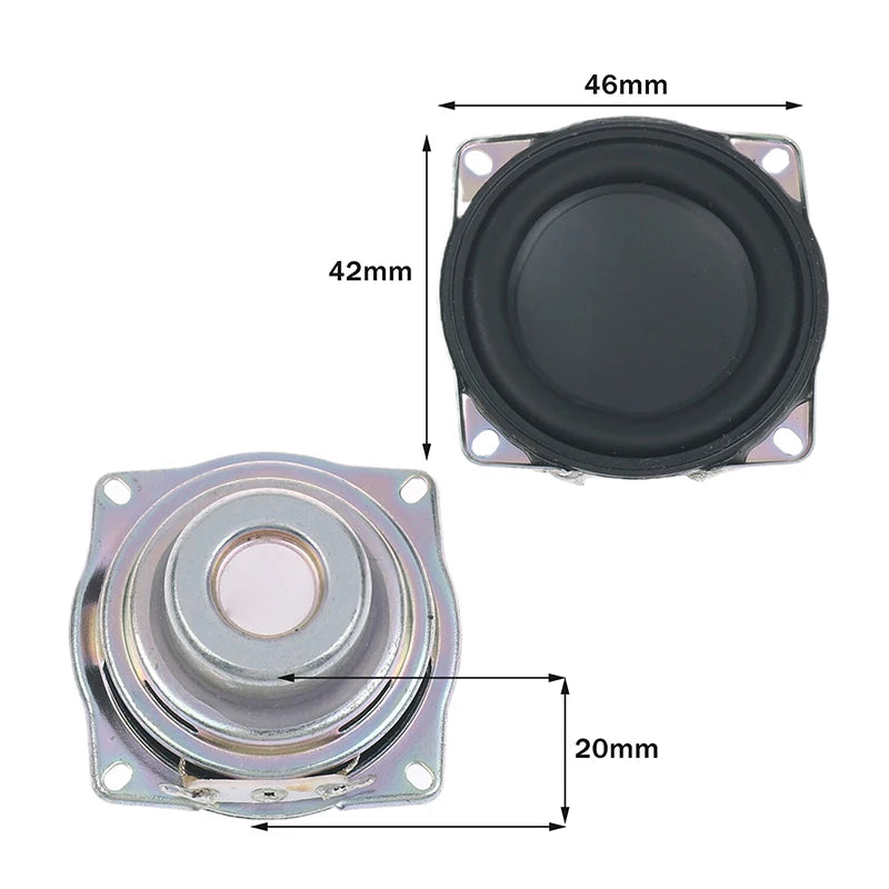 DIY Enthusiast Tweeter Speaker Replacement, 1/2Pcs 4Ohm 3W Quality Silk Film for GO 2 Music Speaker Oasis Select