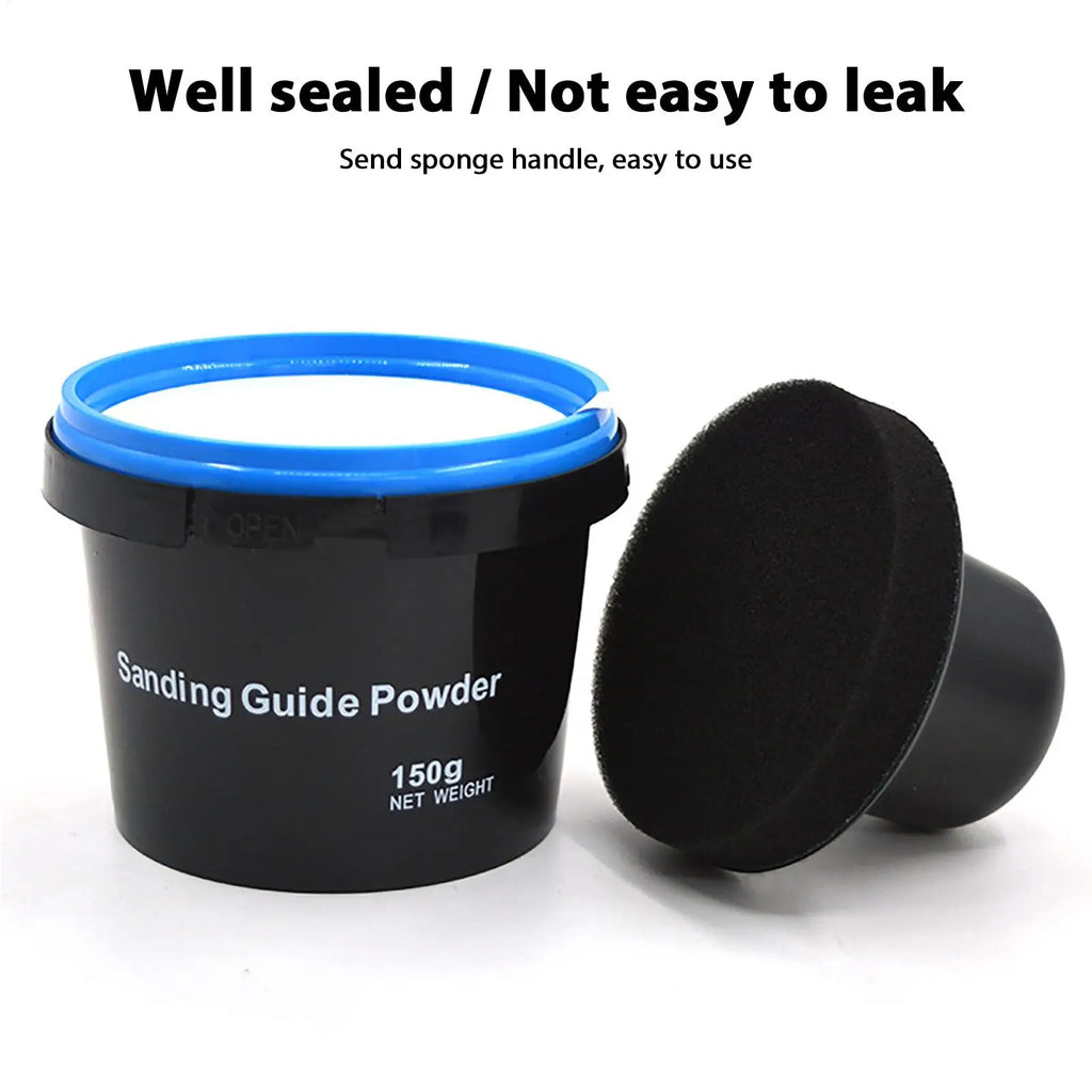 Sanding Guide Coat Powder Leak-Proof Black Guide Coat Powder Reusable Portable Tool with Handle Multipurpose Dry Guide Coat Oasis Select