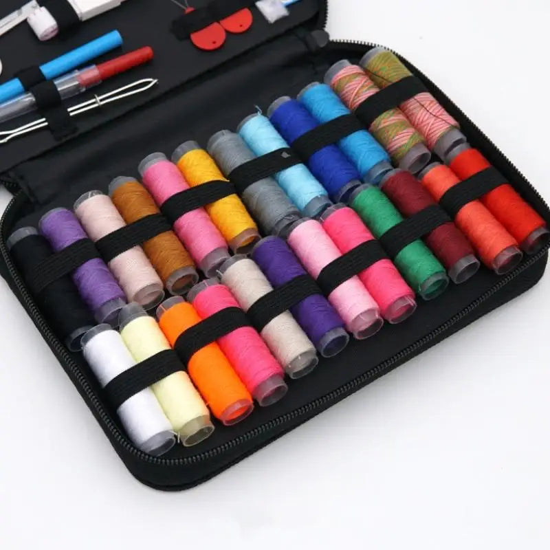 86/172pcs Sewing Kit With Threads Needles Scissors Tape Measure Buttons Storage Bag Portable Travel Sewing Box Tools Oasis Select