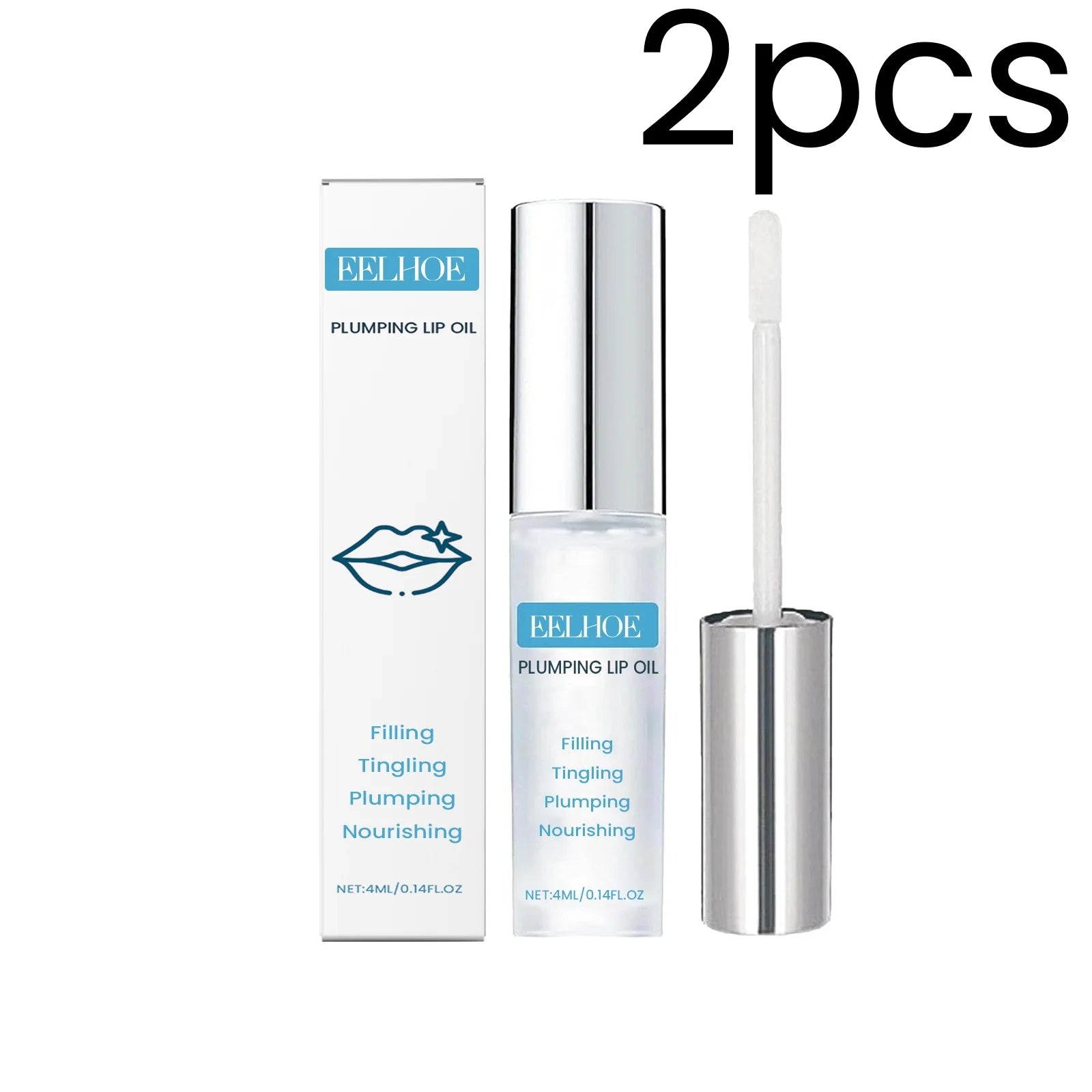 EELHOE Plumping Lip Oil – Moisturizing, Nourishing & Anti-Chap Plumping Lip Oil Oasis Select 2pcs