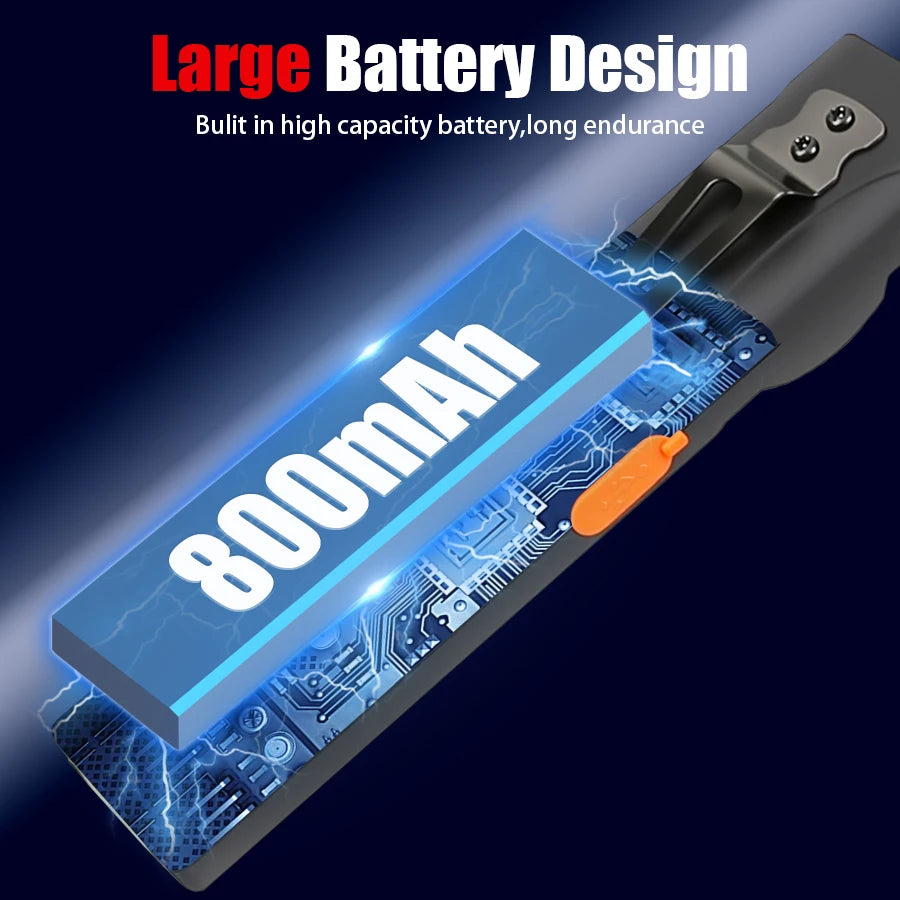 MINI USB Rechargeable LED Flashlight Portable Tail Magnet Flashlight Super Bright Camping Lantern Side COB Emergency Light Oasis Select