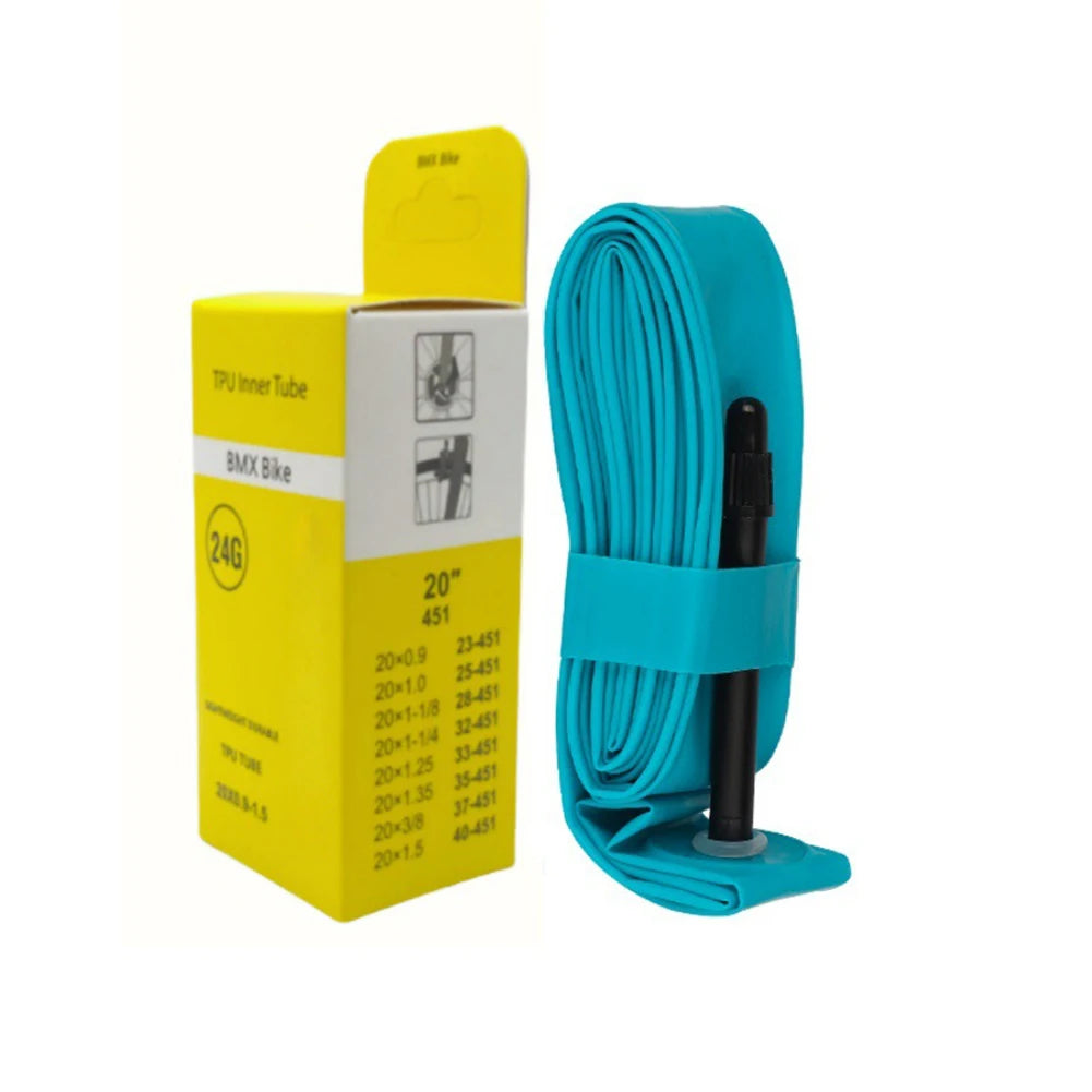 Improved Handling For Bike Maintenance Ultralight Inner Tube 20×1.75-2.5 Inner Tube Compact When Folded No Air Leakage Oasis Select 20X0.9-1.5(451)65MM