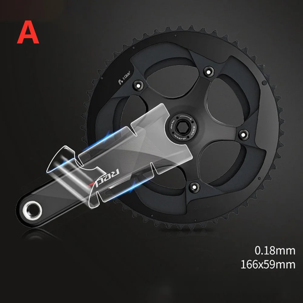 Bicycle Crank Protector Stickers Decals Road Bike Adhesive| TPH Film For-SRAM/SHIMAN0 Cycling Crankset Protector Stickers Parts Oasis Select A