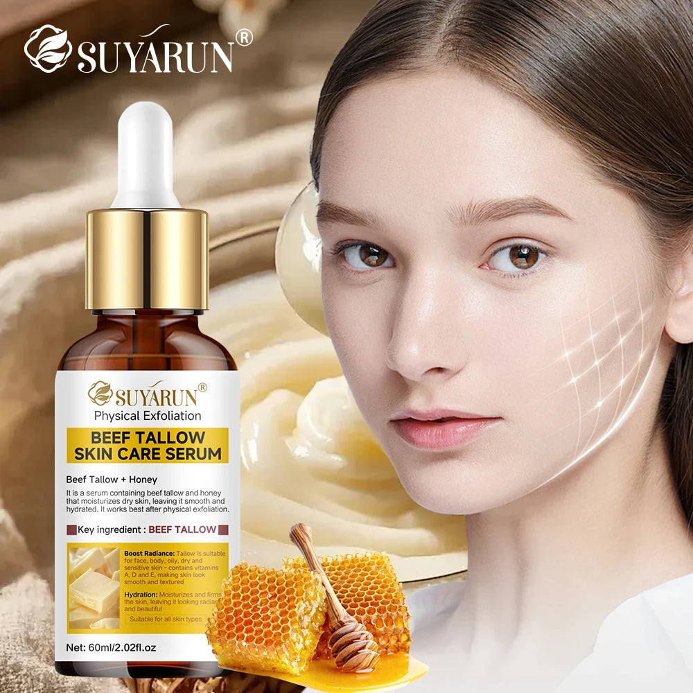 SUYARUN Tallow Exfoliating Serum | Face & Body Scrub