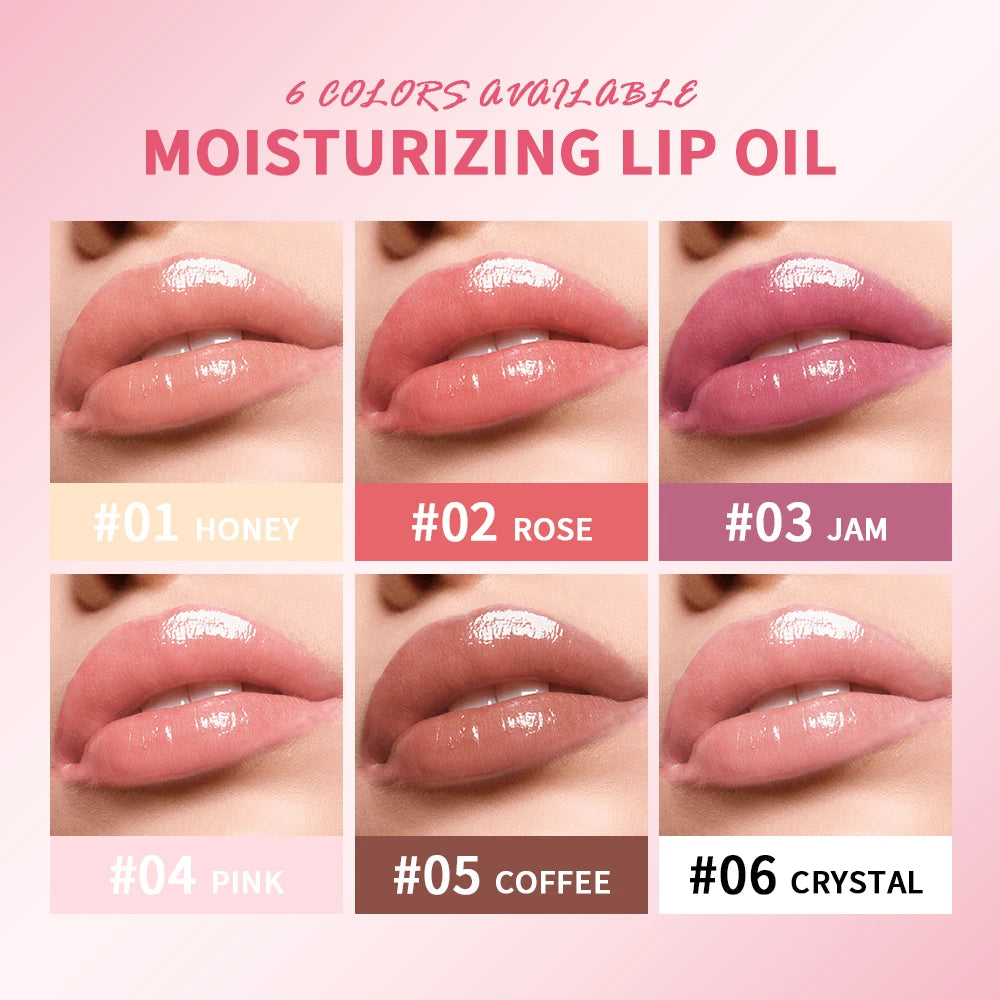 Lakerain Plumping Lip Gloss Hydrating Moisturizing Long Lasting Lip Oil Transparent Lip Tint Daily Lip Care Makeup Cosmetics Oasis Select