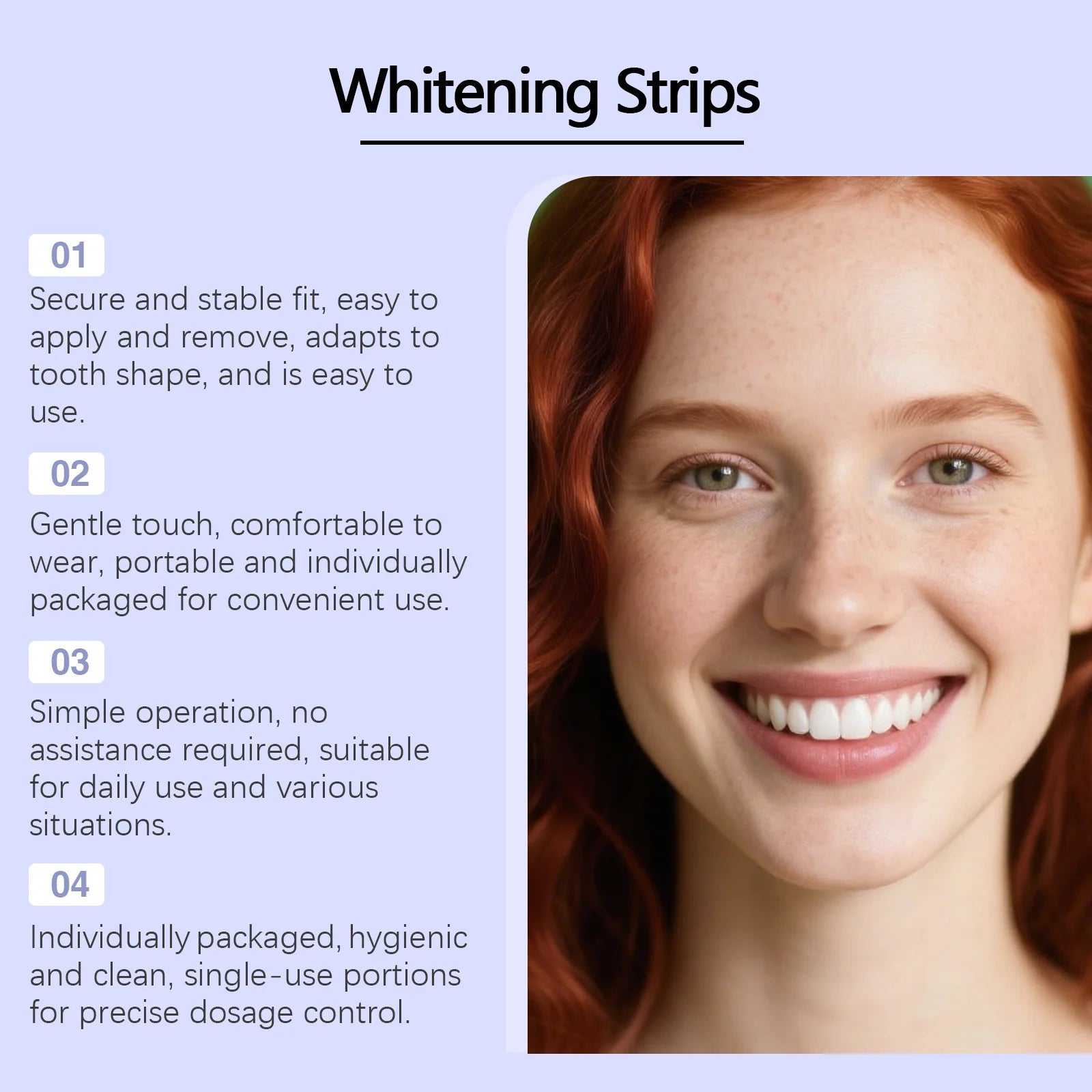 Purple Teeth Whitning Strips Oral Hygiene Mint Fresh Breath Brighten Tooth Bleaching Lasting Oral Care Tooth Brightening Patches Oasis Select