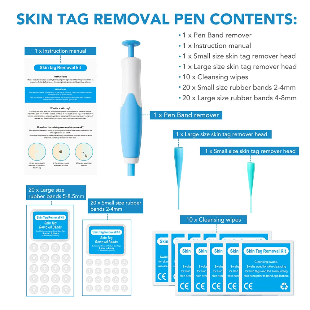 2-in-1 Skin Tag Remover Kit – Painless Wart & Mole Tool Skin Tag Remover Oasis Select