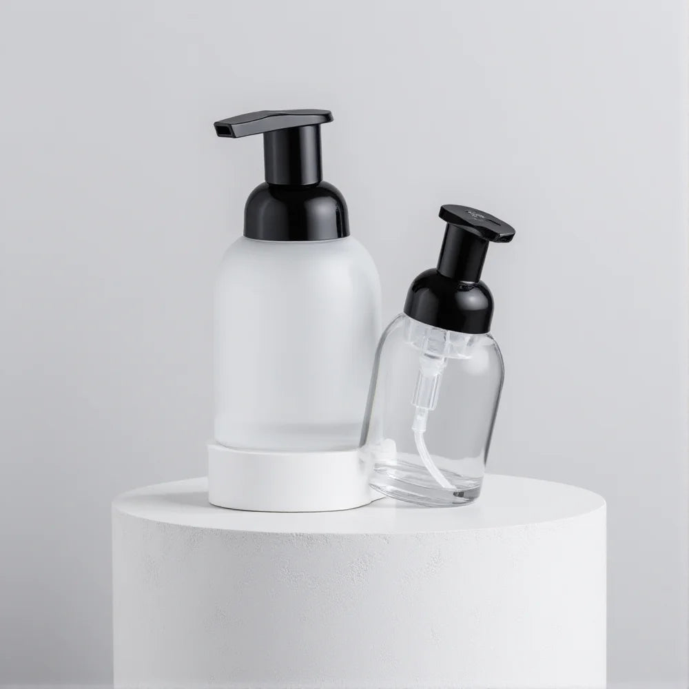 Glass Foam Pump Bottle 250ml & 375ml | Refillable Dispenser