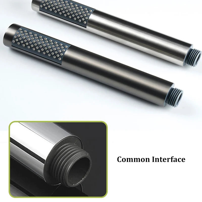 Handheld Stainless Steel Booster Shower Head | Water Saving