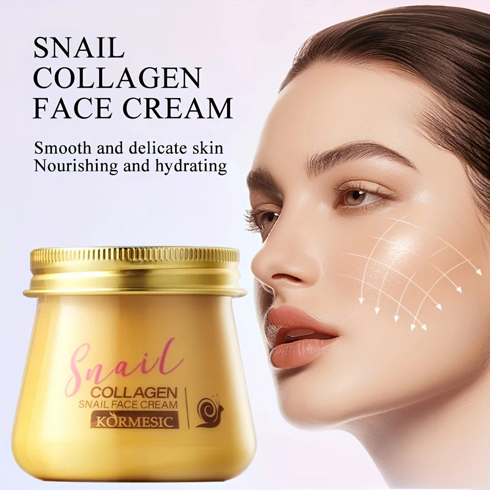 Collagen Snail Cream – Hydrating, Nourishing & Anti-Wrinkle Face Moisturizer Cream Oasis Select