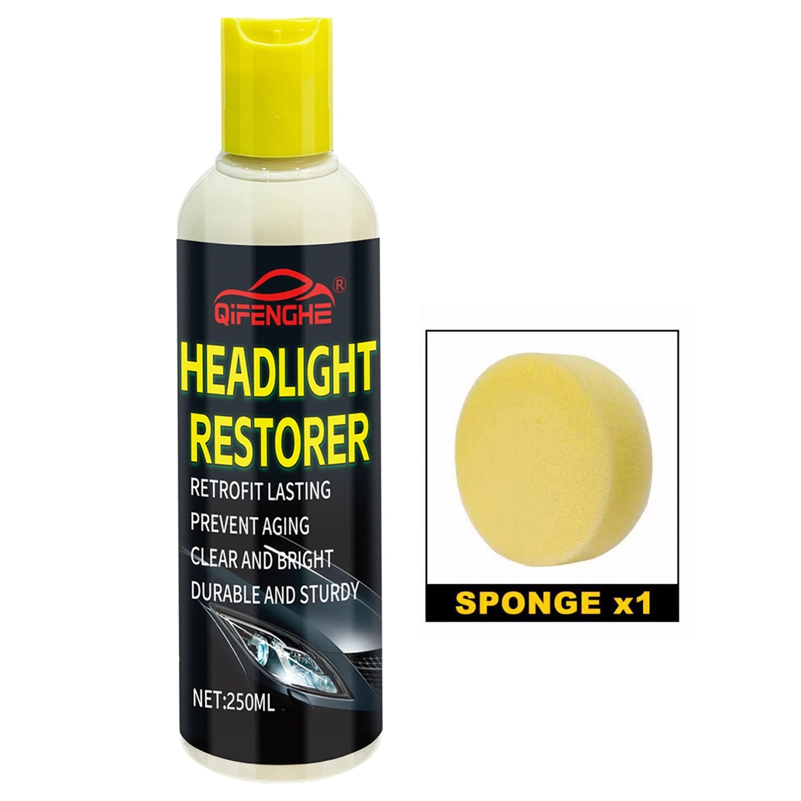 8.5oz Car Headlight Restoration Fluid – Crystal Coating