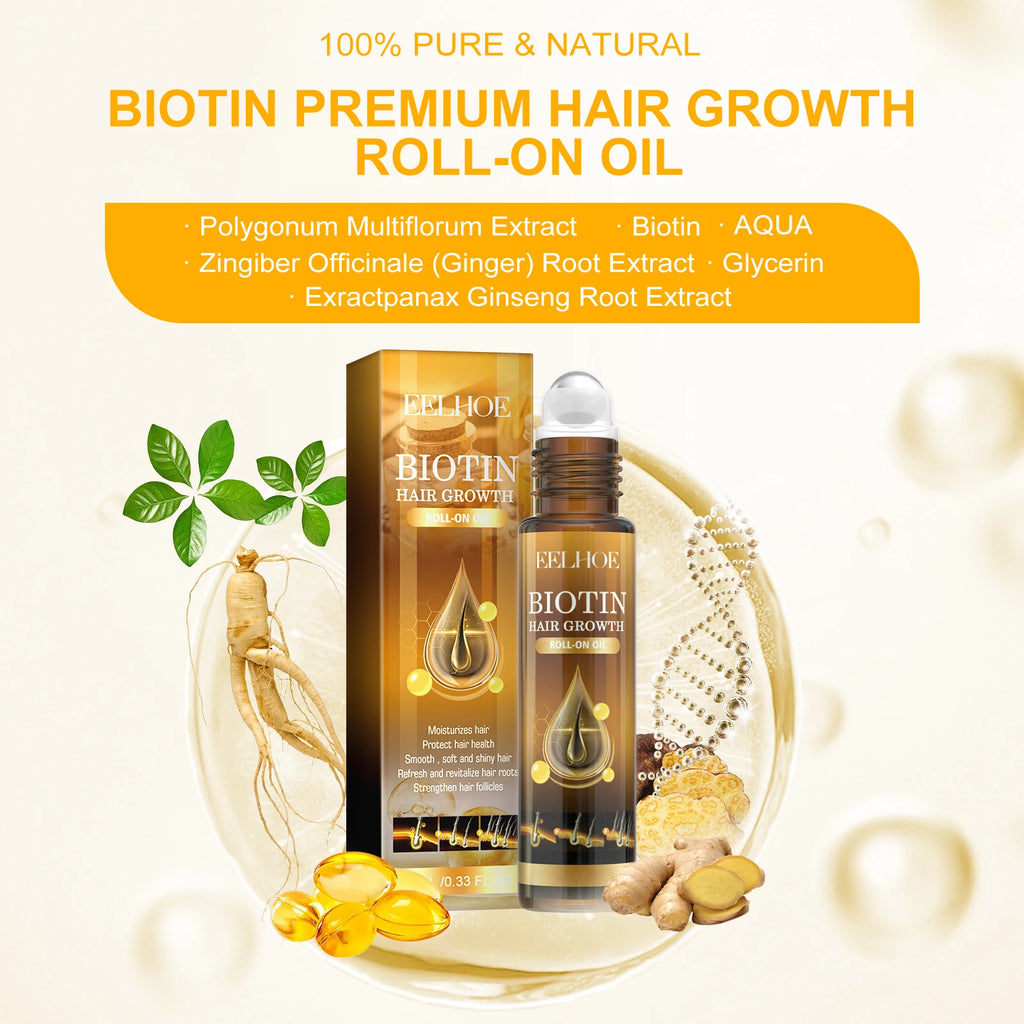Biotin Hair Growth Products Fast Growing Oil Conditioner Frizz Damaged Repair Hair Thinning Soap Nourish Root Dense Hair Shampoo Oasis Select