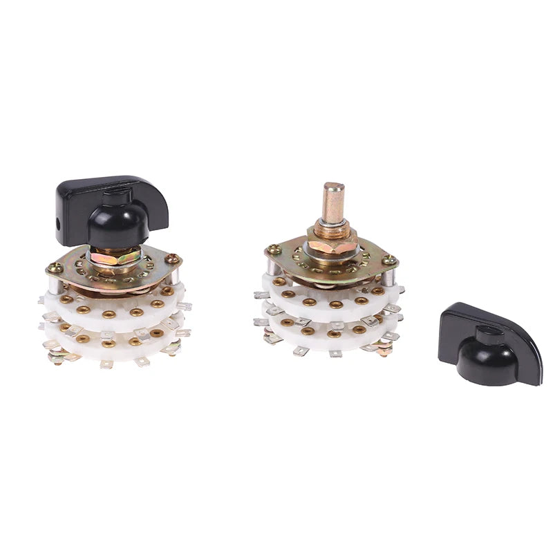 New 2 Pole 6/7/8/9/10 Position 4 Pole 3/5 Position With Channel Rotary Switch Selector With Cap Channel Selector Rotary Switch Oasis Select