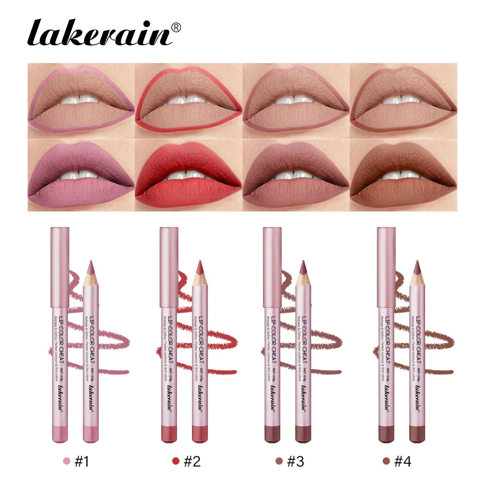 Mini Lip Liner Pen Pillow Intimacy High Color Define Sexy Lips Precision Waterproof Long-lasting Girlfriend Gifts Lip Liner Pen Oasis Select