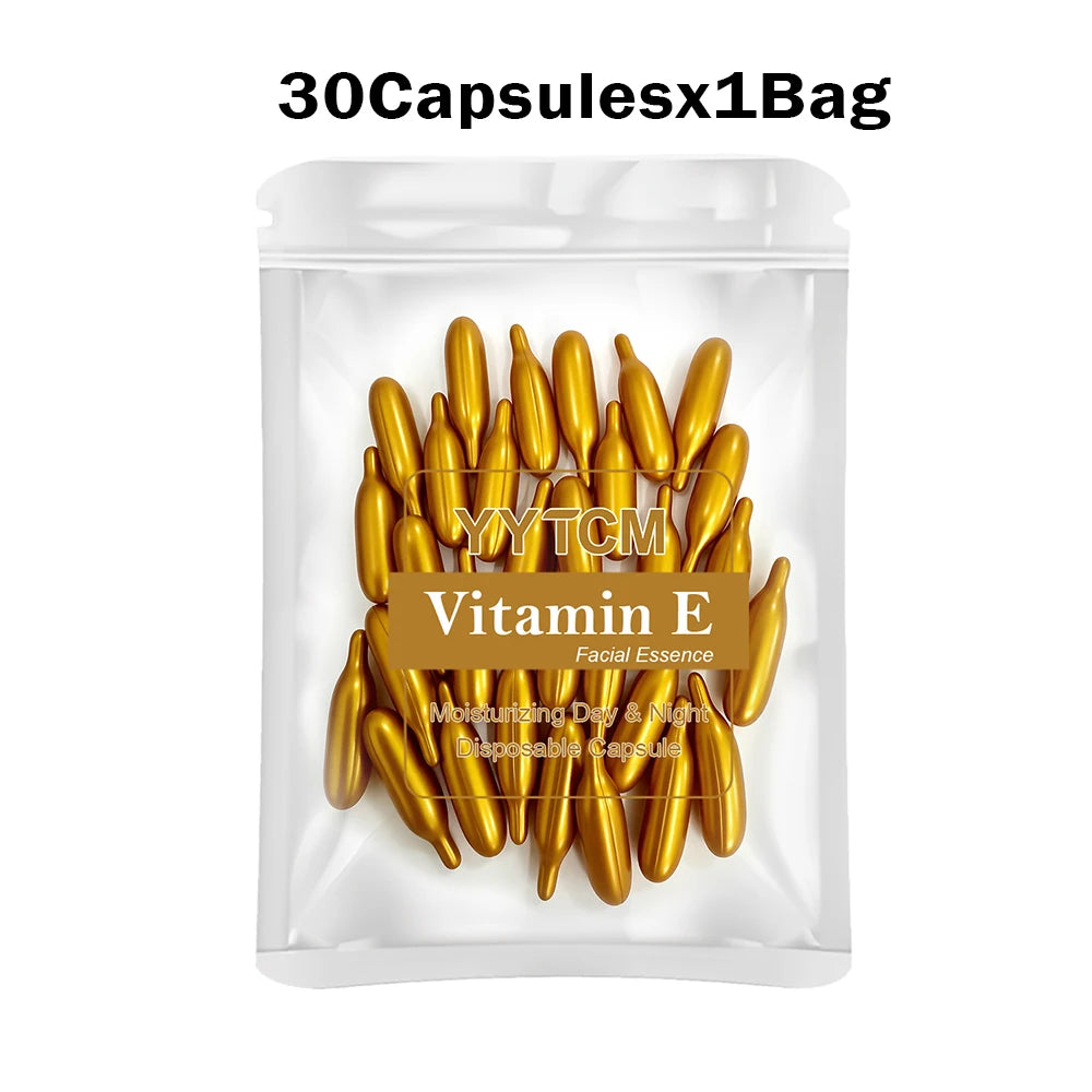 Vitamin E Serum Capsules – Hydrating Facial Oil | 90 Count Vitamin E Face Serum Oasis Select 1bag 30capsules