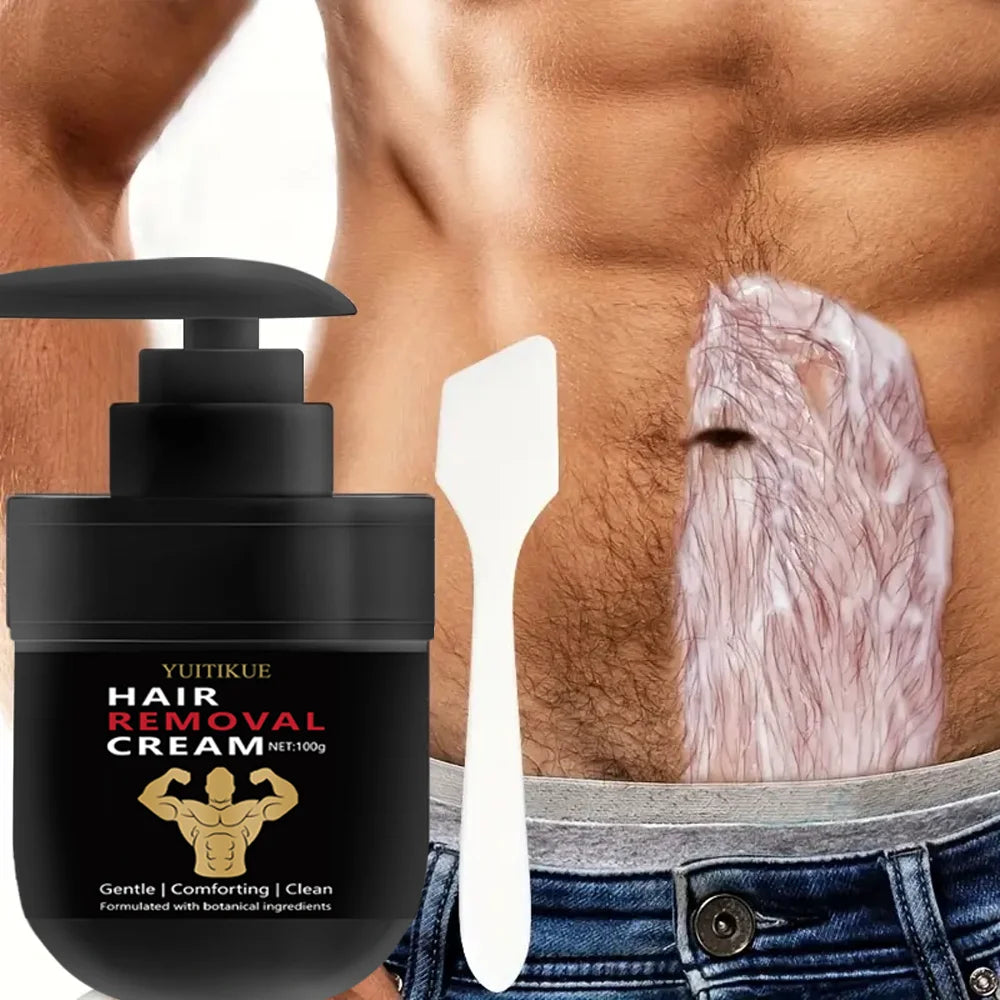 YUITIKUE Men's Hair Removal Cream 100g – Mild Full Body