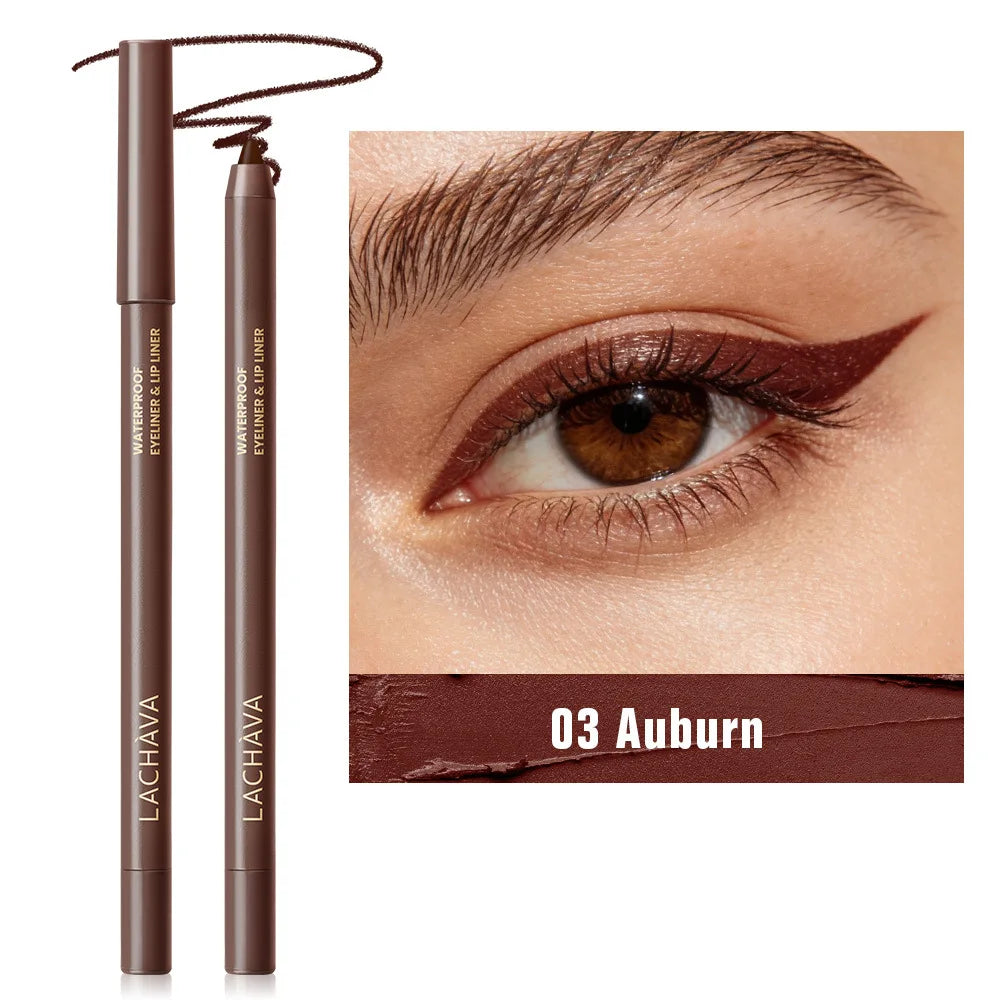 Waterproof Black Brown Eyeliner Gel Pencil Lipliner Multi-purpose Oasis Select 03 1.8g