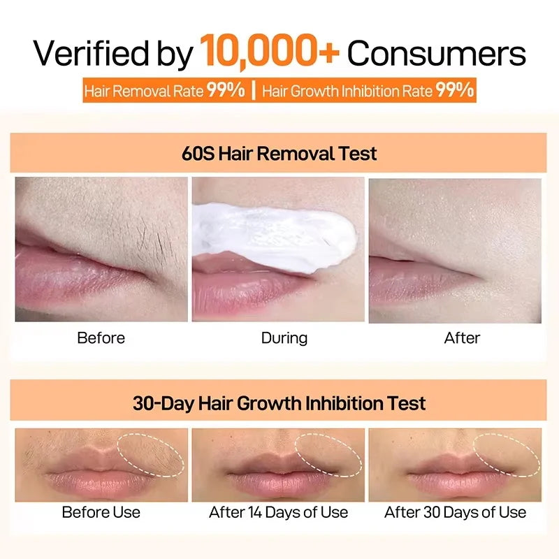 3-Minute Hair Removal Cream – Face, Lip, Arm & Leg Hair Removal Cream Oasis Select
