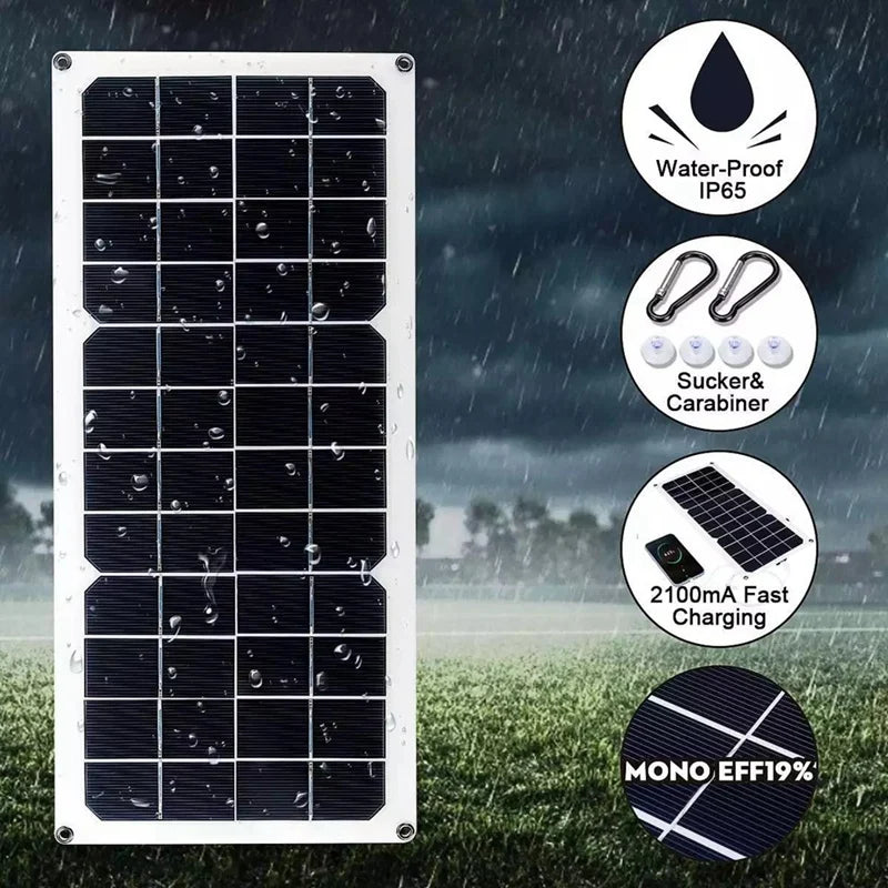 12V 30W Solar Panel Car Van Boat Caravan Trickle Portable Battery Charger Solar Charging Panel Durable Oasis Select