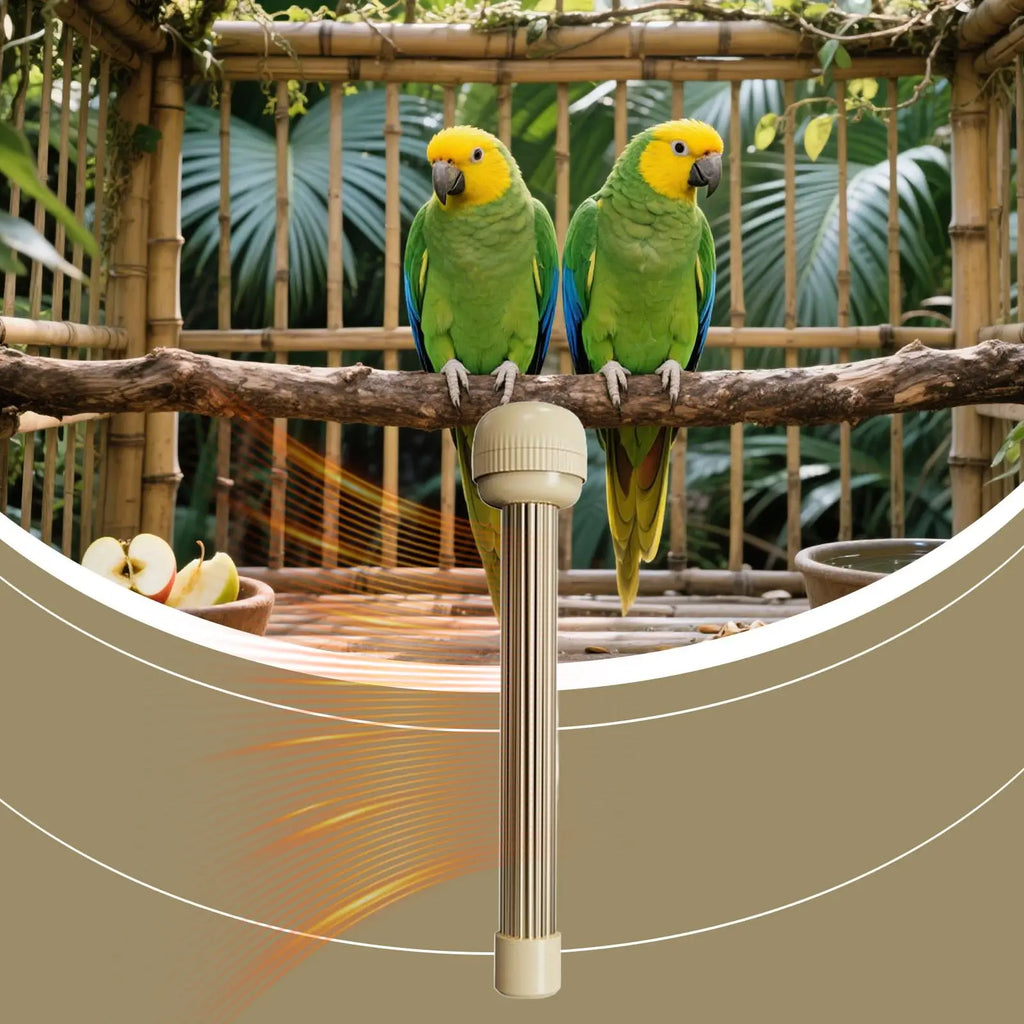 Bird Heater for Cage Bird Heating Perch Stand Warmer for Cage Terrarium Accessories for Hammock Aviary Indoor Travel Small Oasis Select