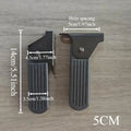 1 Pair Foldable Front Foot Pedals For Yadi Aima Harley U1 E-Bike Lightweight Aluminum Alloy Anti-Slip Cycling Pedals Accessories Oasis Select 5cm