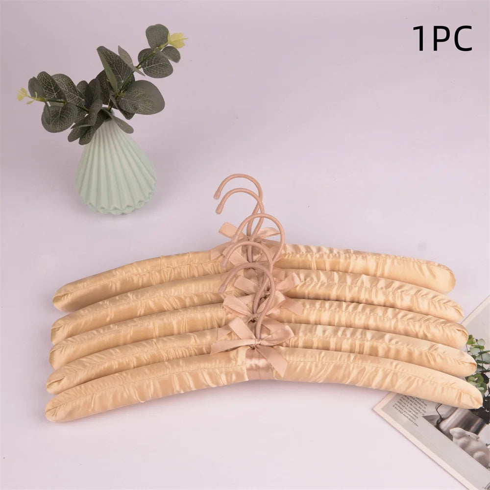 Satin Padded Clothes Hanger – Non-Slip, Silk Wrapped & Slim