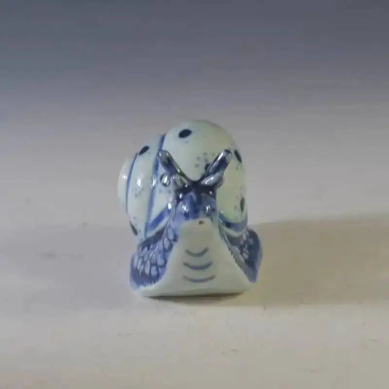 Antique Porcelain Republic Of China Style, Blue And White Tea Pet Desk Ornament Oasis Select