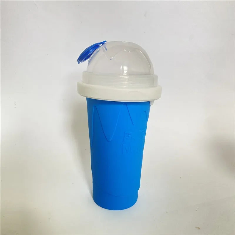 Quick-Frozen Slushy Maker Cup Large Capacity Slushy Cup For Homemade Smoothies Juice Ice Cream Summer Squeeze Beker Kitchen Tool Oasis Select blue