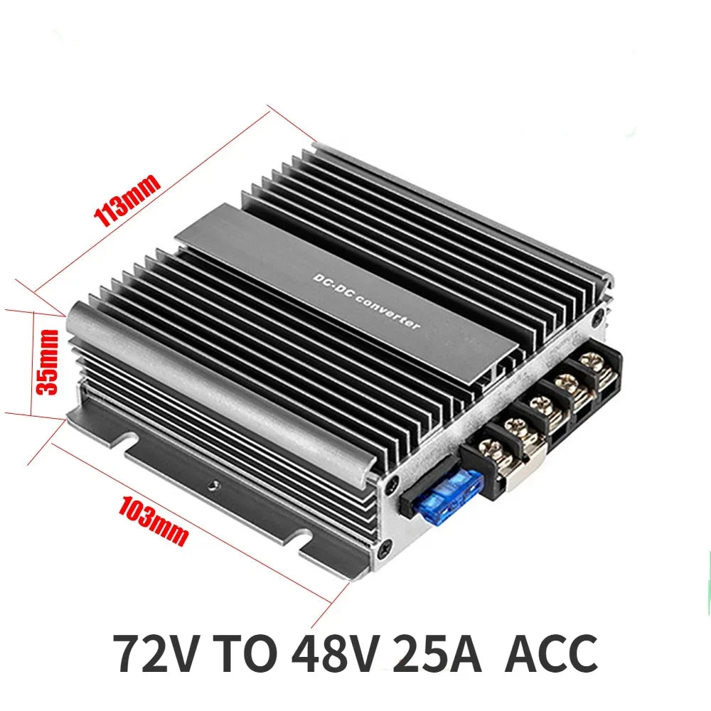 72v to 48v 10A-60A DC DC Step Down Power Converter 56v 60v 64v 70v 72v 88v Buck Converter High Quality Reducer With ACC CE RoHS Oasis Select 72V TO 48V 25A ACC 50V-90V 48V