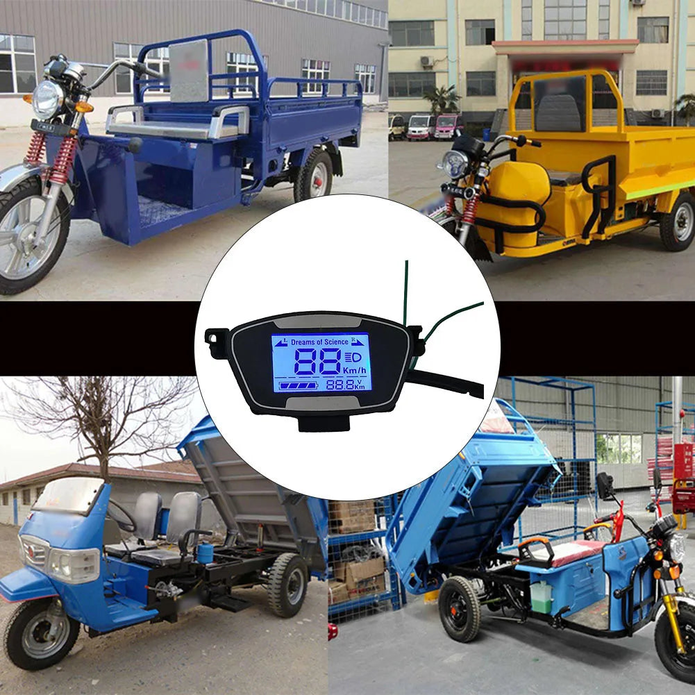 48-72V Ebike Scooter LCD Display Motor Speedmeter Screen For Electric Bike E-Bike Motorcycle Control Panel Display Accessories Oasis Select