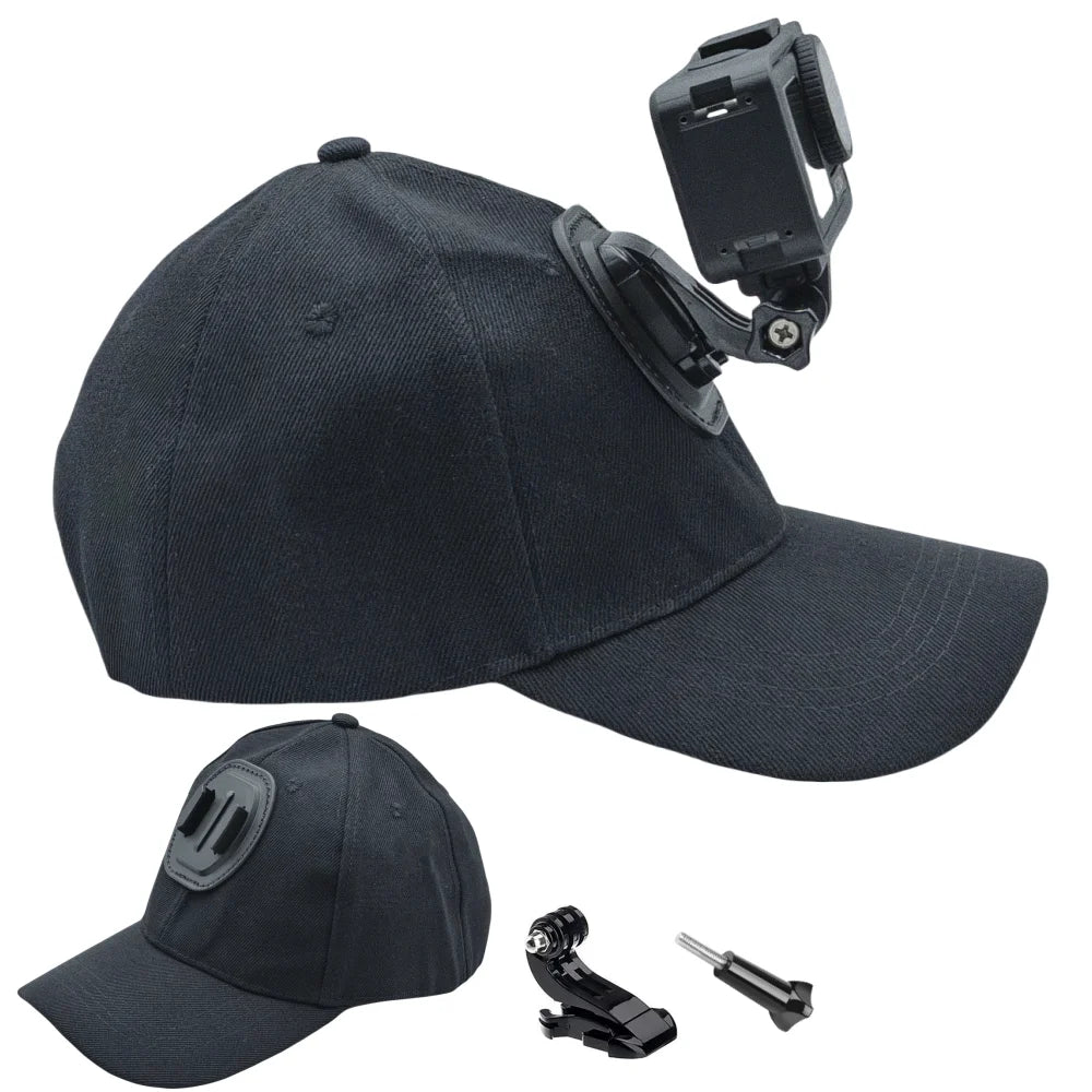Sun Hat Cap Mount for GoPro, Insta360 & DJI OSMO Action Cams