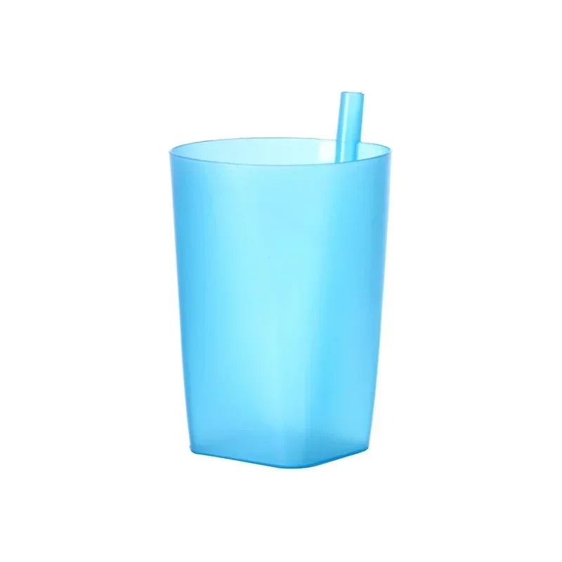 360ml Great Straw Cup Multipurpose Large Capacity Integrated Measuring Straw Drink Jug Juego Tazas De Cafe Y Plato Oasis Select 360ml Blue