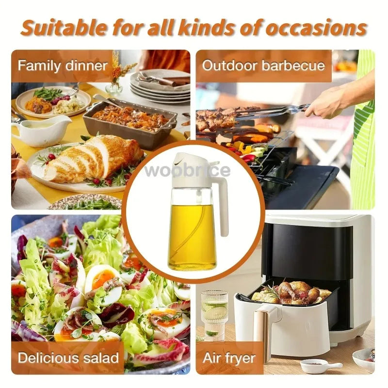 Plastic Kitchen Barbecue Cooking Spray Oil Pepper Spray Vinagrera Liquid Pimentee Oil Olive Oil Dispenser Soy Sauce Container Oasis Select