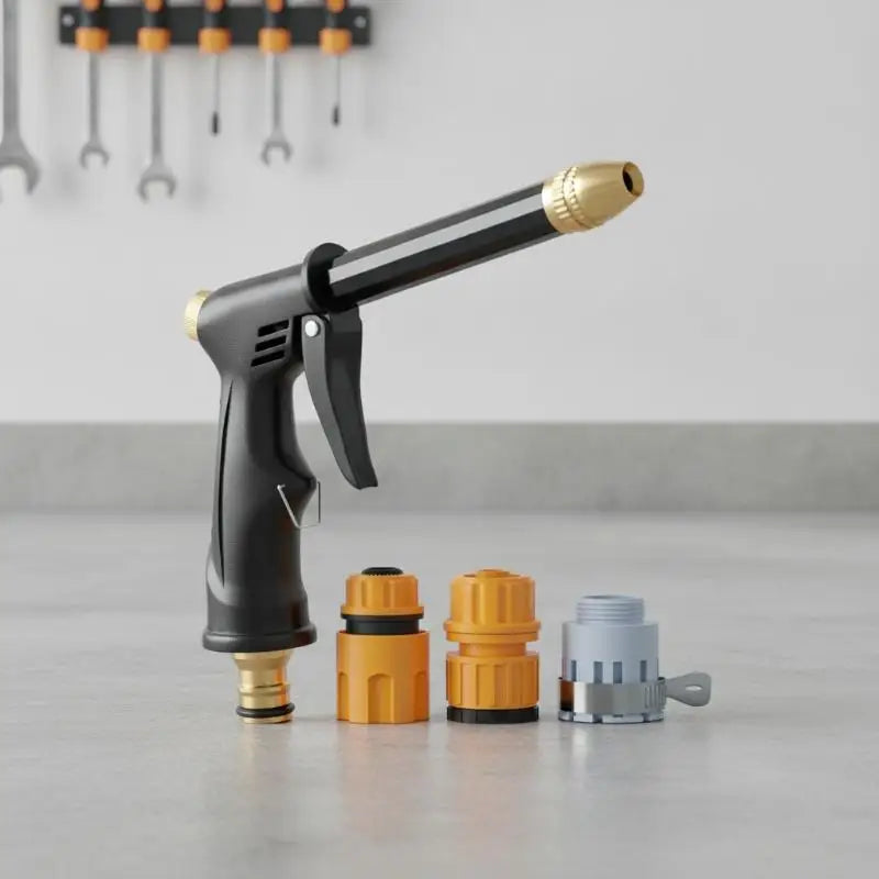 High Pressure Water Hose Nozzle, Booster Design With 3 Spray Modes, Adjustable Water Sprayer For Car Washing Home Daily Cleaning Oasis Select