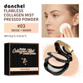 Collagen Pressed Powder Brightening & Contour 2 IN 1 Strong Oil Control Fine Silky Blendable Texture Nourishing Collagen Powder Oasis Select BEIGE AND WARM