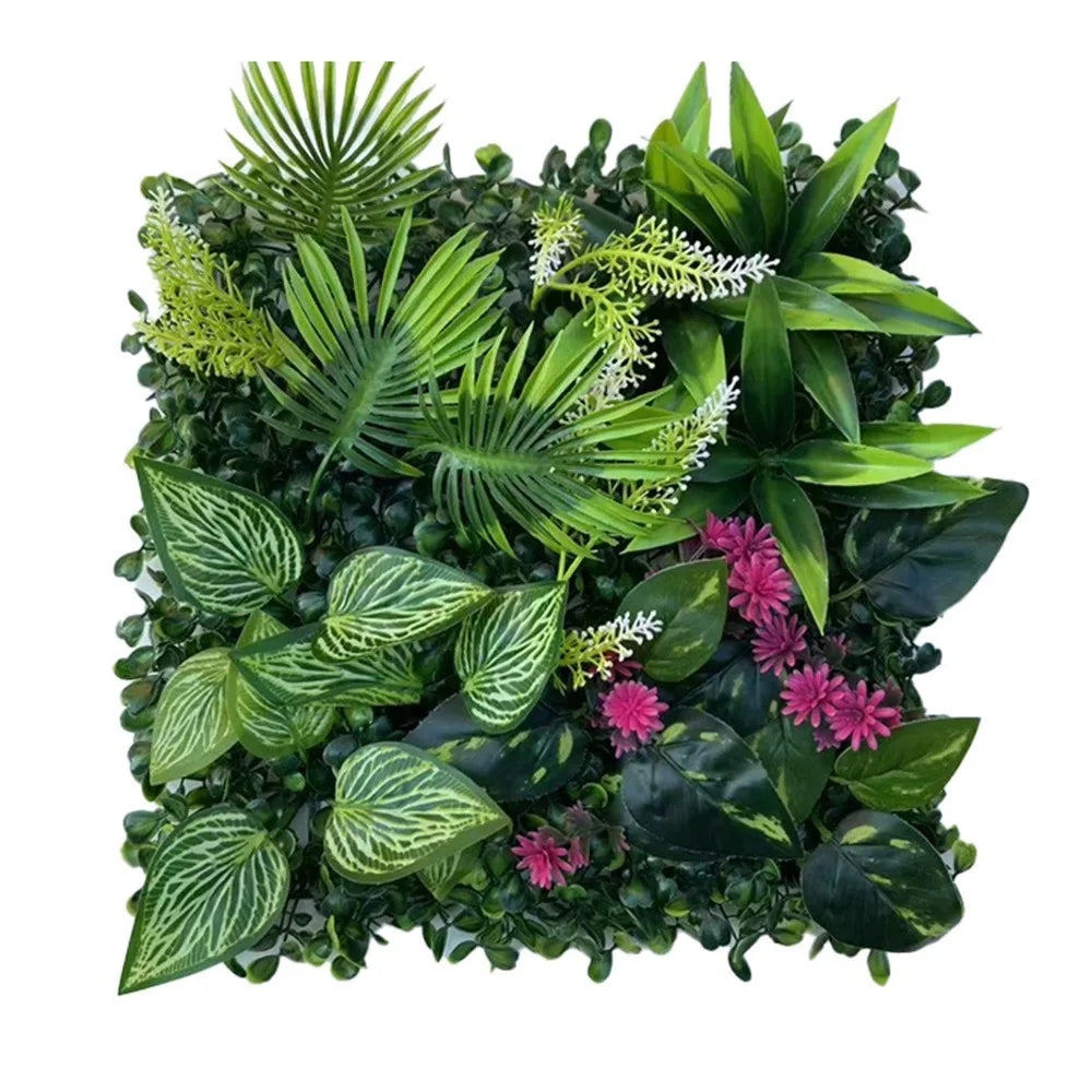 Artificial Plant Wall Panel 25x25cm | Faux Greenery Tile