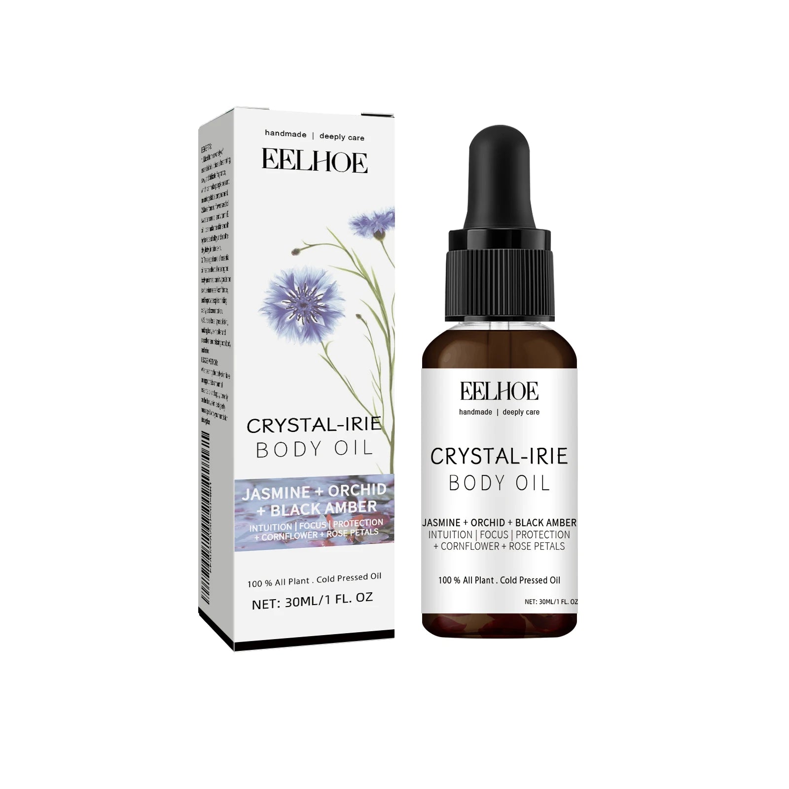 Eelhoe Body & Hair Oil – Grapefruit, Jasmine & Vitamin E 60ml Body & Hair Oil Oasis Select Cornflower
