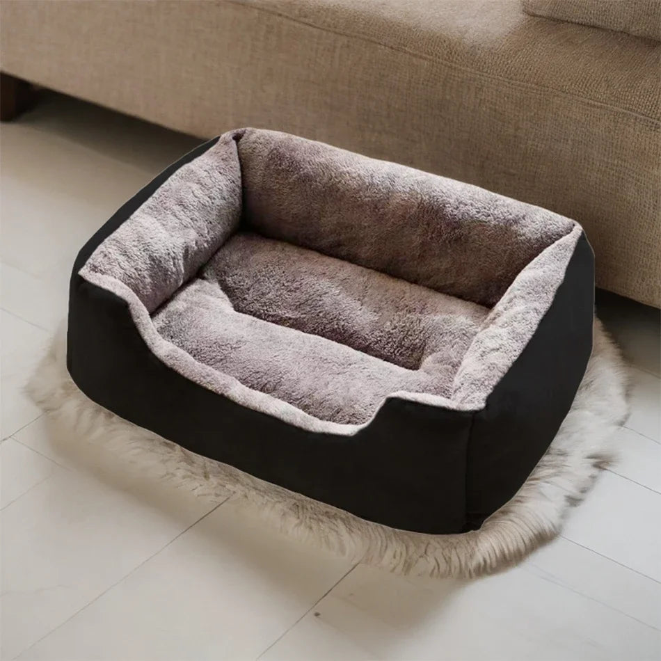 Color Square Winter Soft Warm House for Dog Bed for Dog Mat Waterproof Cat Bed Pet Bed for Large Medium Small Dog House Oasis Select