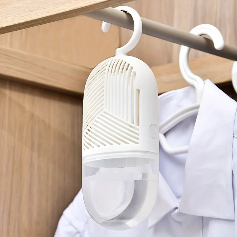 Uncharged High-Index Plastic Closet Dehumidifier, Odor Eliminator & Air Freshener, Moisture Absorber for Wardrobe & Cabinet Oasis Select