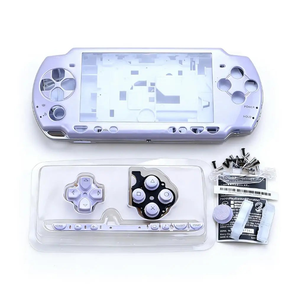 With Buttons Screws Kit Protective Case Kit Full Housing Shell Console Replacement for PSP 2000 With Precise Hole Alignment Oasis Select purple
