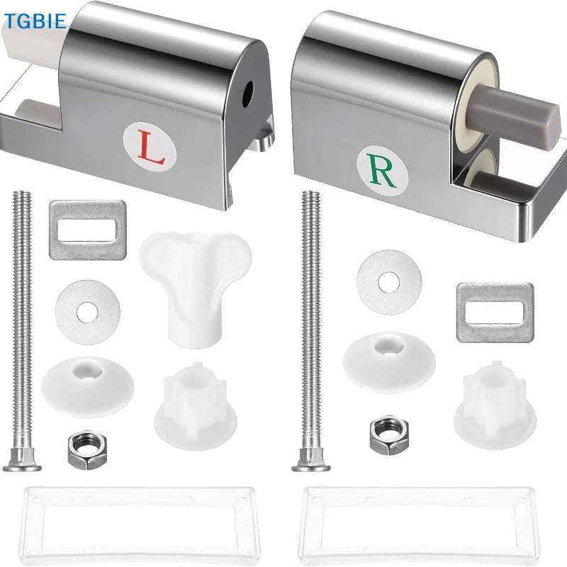 [TL]【TL】1Set Toilet Soft Close Hinges Seat Hinge Replacement Toilet Lid Hinges Hardware Fixing Connector Parts Oasis Select