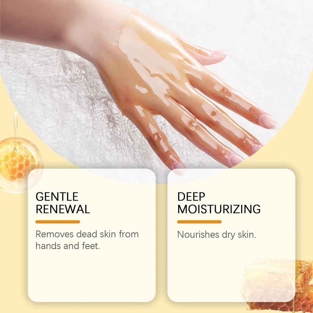 OceAura Exfoliating Hand & Foot Peel Mask – Milk & Honey Exfoliating Peel Mask Oasis Select